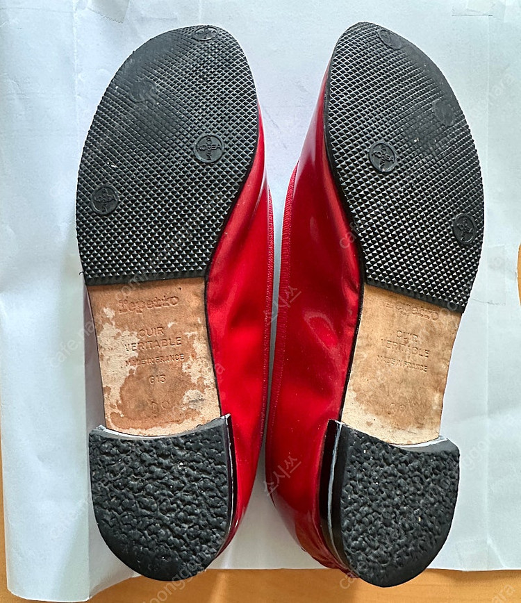 레페토 산드리옹 빨강 페이턴트 39--5