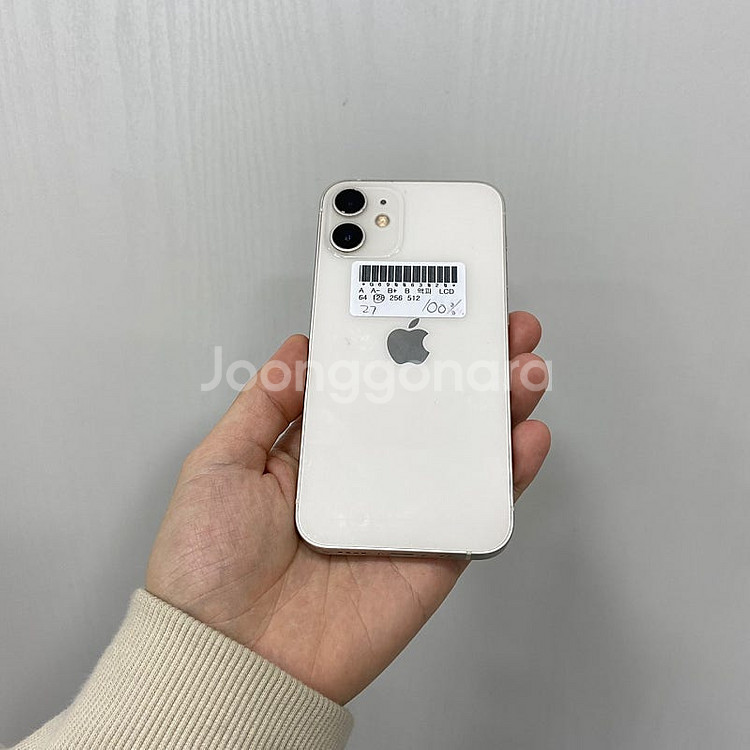 63020 아이폰12미니 화이트 128GB 부산 중고폰...--2