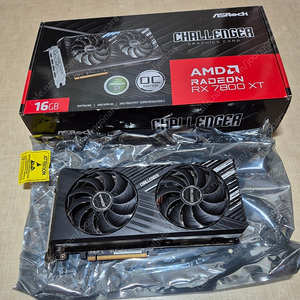 ASRock 라데온 RX 7800 XT CHALLENGER OC D6