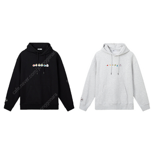 픽셀리 스파오 후드티 하얀색 L - XL 사이즈 양도
