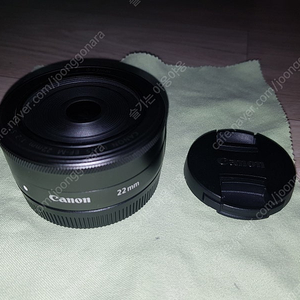 캐논 ef-m 22mm 단렌즈 블랙 판매합니다