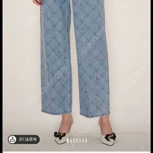 랑방 다이아몬드 워시드 데님 와이드 팬츠