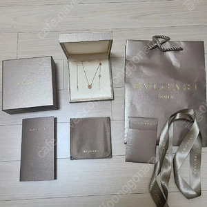 불가리 비제이로원 목걸이