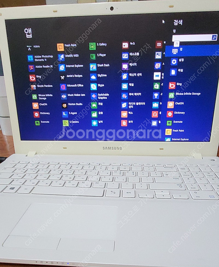 삼성 노트북 (NT370R5E ) 가방포함 상태좋음(프로그램 새로 깔고함)--5