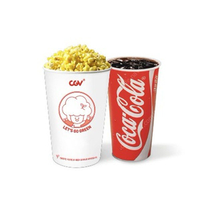 CGV 팝콘M 1개+음료M 1개 세트 모바일쿠폰입니다