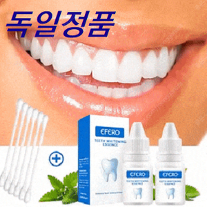 EFERO 독일 치아미백제 화이트닝 플라그 클렌징 에센스 파우더 클린 구강 위생 치아 플라크 얼룩 제거제