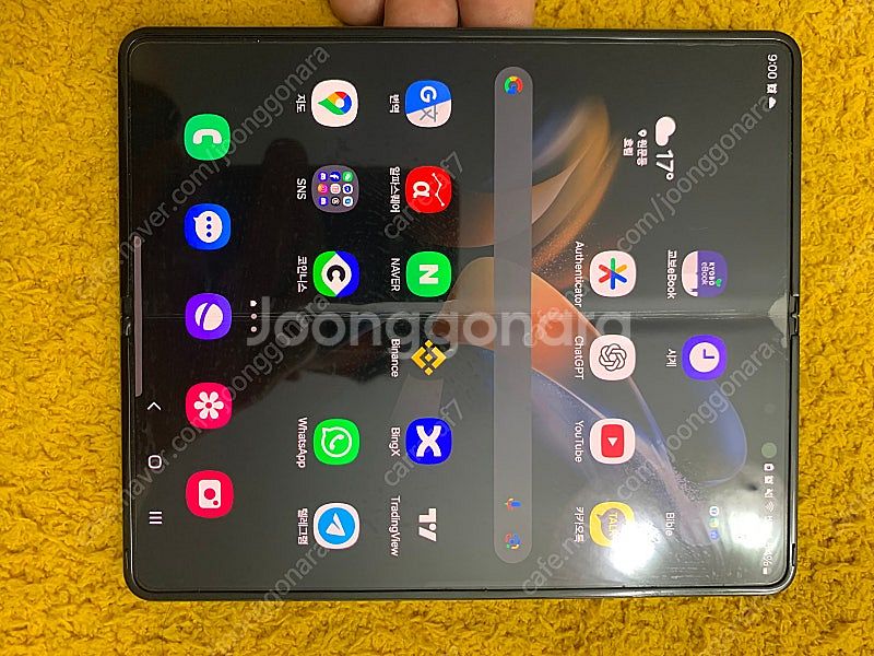 삼성 갤럭시 Z 폴드4 256GB 공기계 판매 S급--3