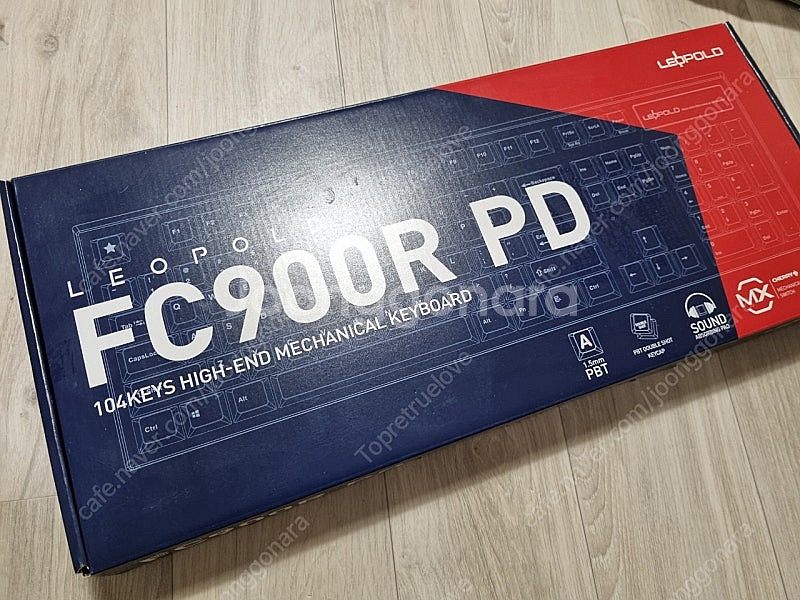 레오폴드 FC900R PD 화이트블루스타 은축 (스피드...--0