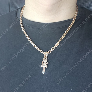 18k 금목걸이 크롬하츠st