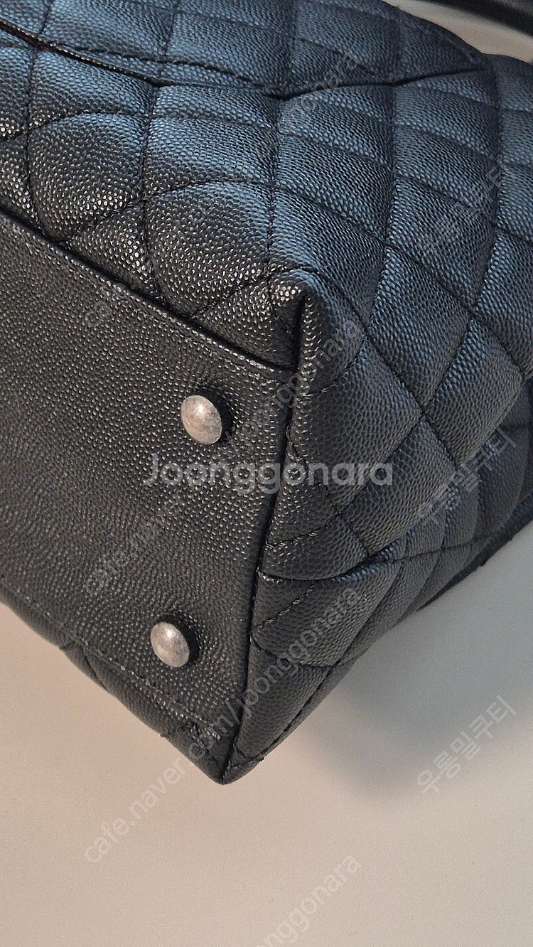 샤넬 블랙 캐비어 코코핸들 28 A92991--9