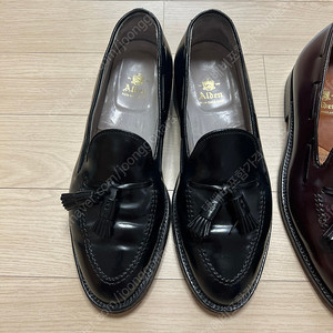 알든 664 블랙 코도반 테슬로퍼 9.5D사이즈