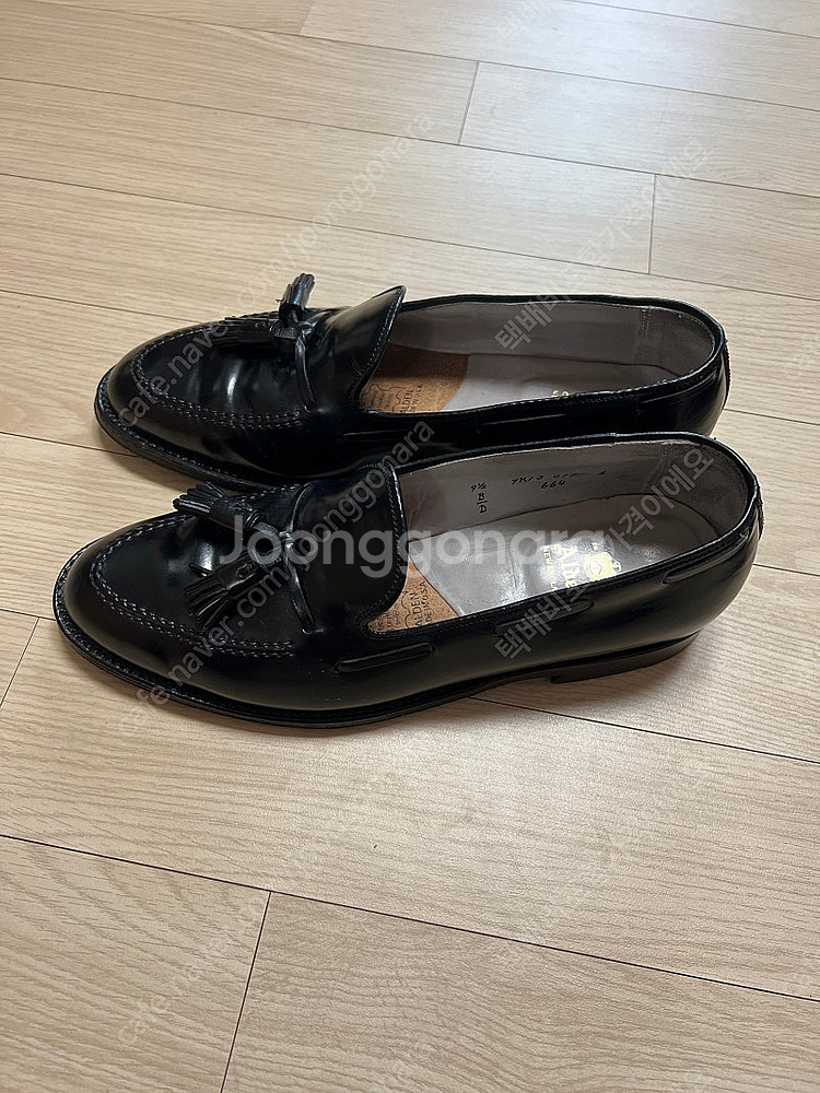 알든 664 블랙 코도반 테슬로퍼 9.5D사이즈--3