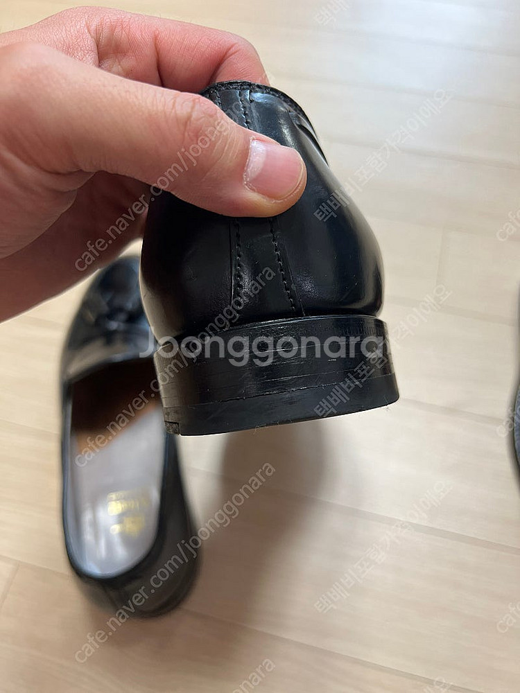 알든 664 블랙 코도반 테슬로퍼 9.5D사이즈--8