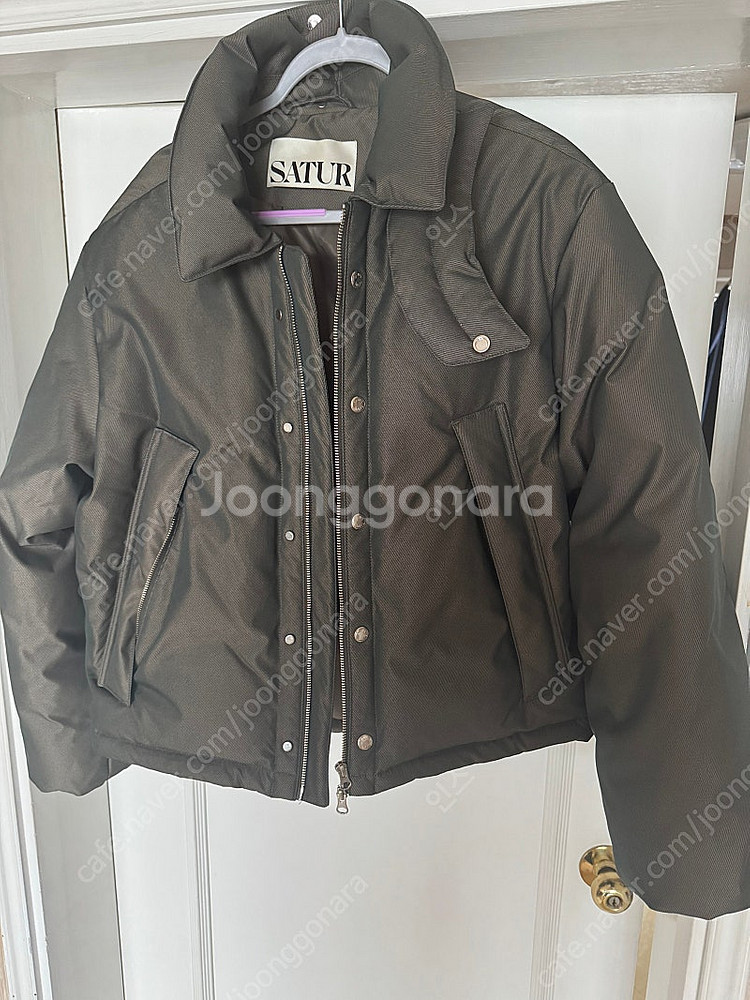 세터/투톤덕다운패딩 글리터브라운/XL--0
