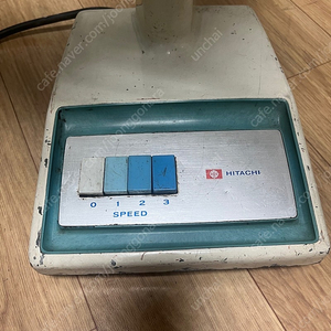 Hitachi 빈티지 16인치 데스크 팬 (1978~1982년 생산, 오리지널 상태, 작동 정상)