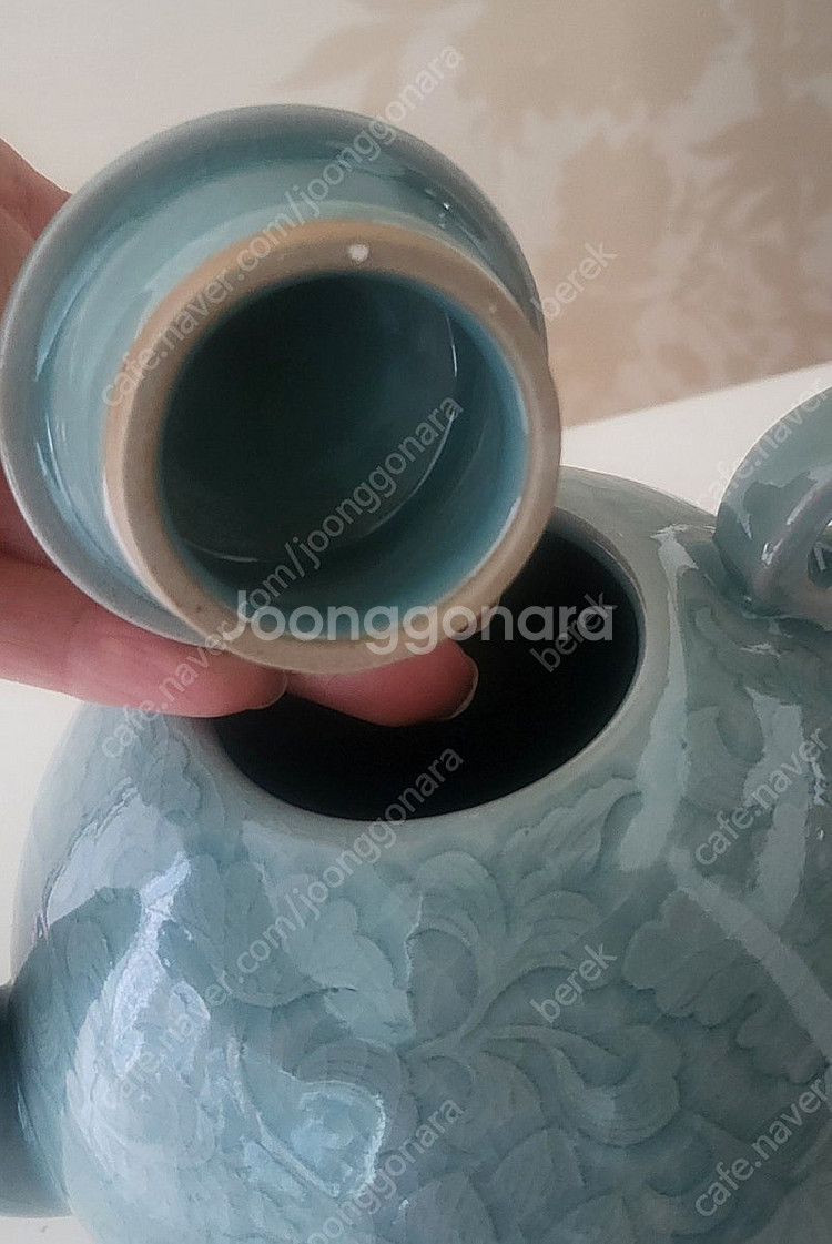 동국요 고려청자 주전자 혁산 방철주 선생님 작품 도자기--6