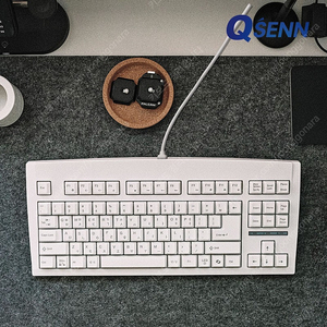 QSENN DT35 89 TKL 멤브레인 키보드 화이트