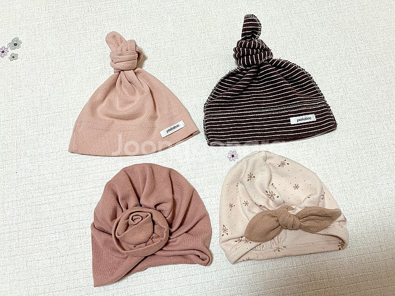 피카부 모자 4개--1