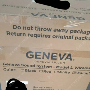 (미개봉) 제네바L 월넛 + 스탠드