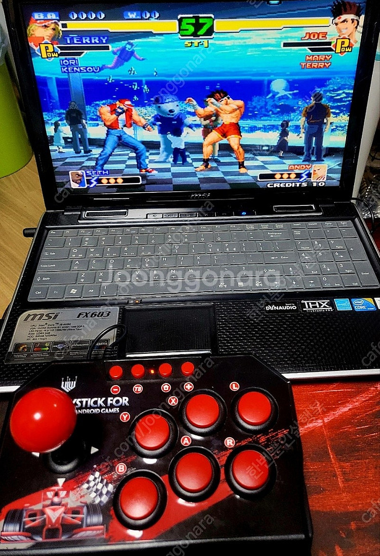 오락실 노트북,i5 램 8기가 128기가 SSD,조이스...--1