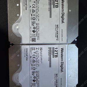 wd 12tb 적출하드 2개팝니다
