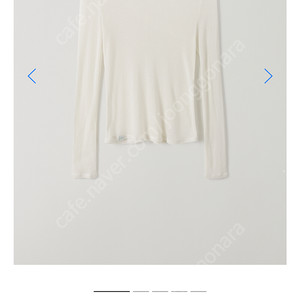 타낫 T/T Back slit long sleeve top (ivory) 새상품 55000원 코드유