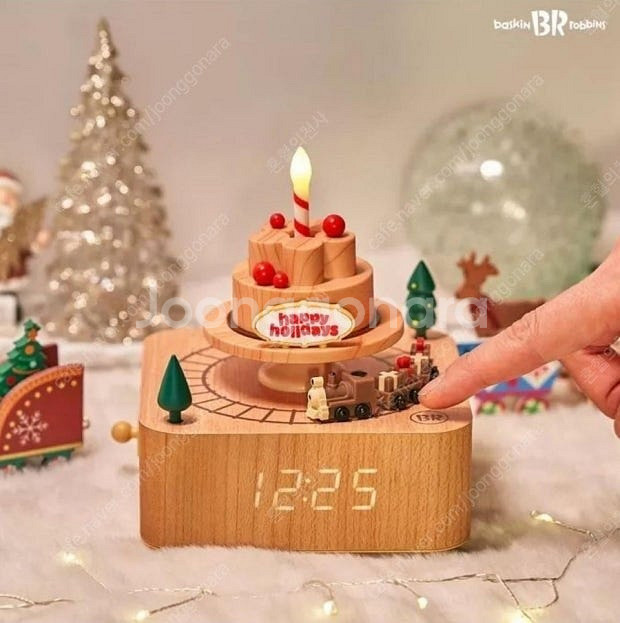 배스킨라빈스 오르골 시계--1
