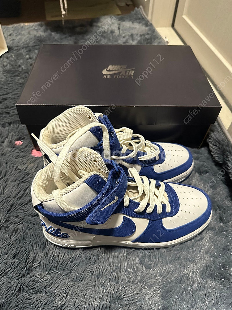 나이키 에어포스1 하이 07 LV8 EMB 다저스 260--1