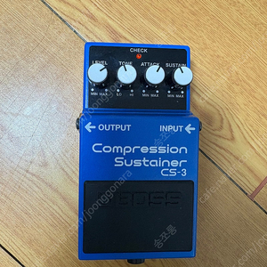 BOSS CS-3 컴프레서 서스테이너 이펙터페달