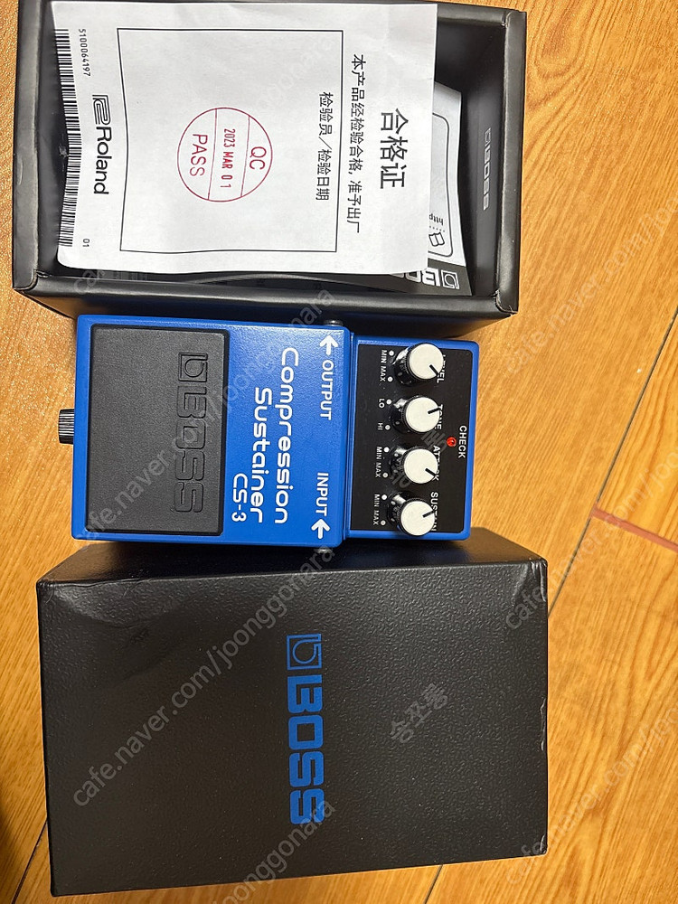 BOSS CS-3 컴프레서 서스테이너 이펙터페달--5