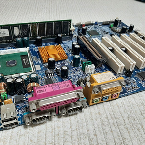 펜티엄3 메인보드 CPU 램 (GA60-XE, P3-866, PC133 512M)