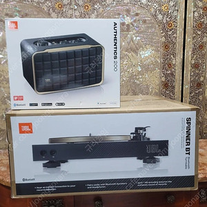 JBL 스피너 턴테이블 JBL 어센틱스피커 미개봉
