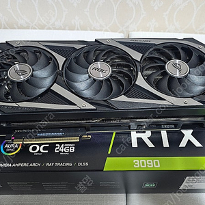 geforce RTX 3090 로그스트릭스 oc 그래픽카드 판매합니다~