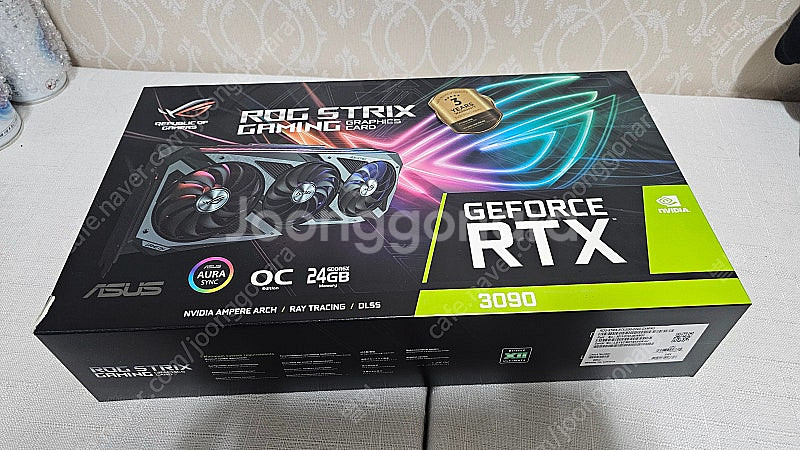 geforce RTX 3090 로그스트릭스 oc 그래픽...--5