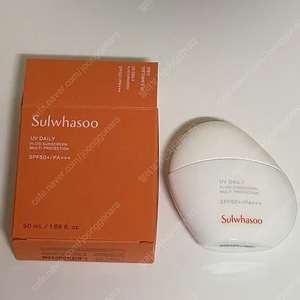 (새상품) 설화수 상백선플루이드 50ml 선크림
