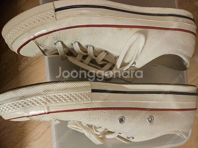 컨버스 척테일러 올스타 클래식 화이트 로우 260 사이...--1