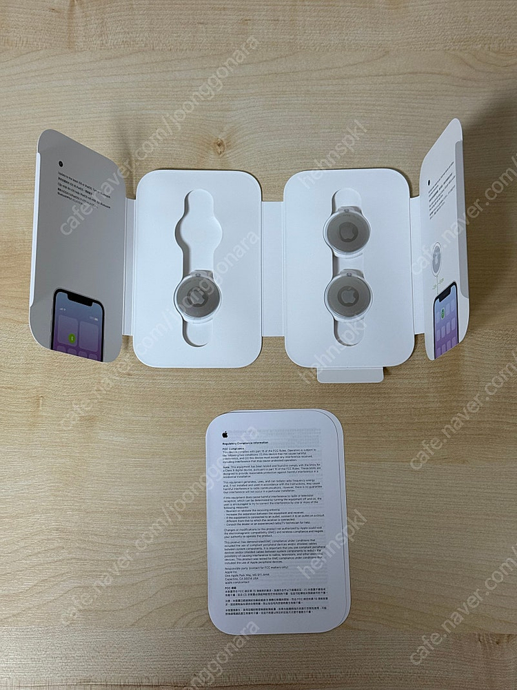 애플 에어태그 3개 (미사용)--1