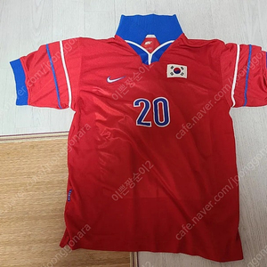 98-2002 월드컵 이동국 국대 실착 반팔 유니폼