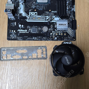 애즈락AB350M PRO4 + AMD 라이젠5 2600X 세트 팝니다