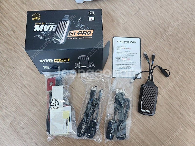 오토바이 바이크 블랙박스 지넷 G1 PRO 64기가 (GPS포함)--1