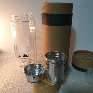 새상품- 정품 리브스 뱀부 독도유리텀블러 300ml ​