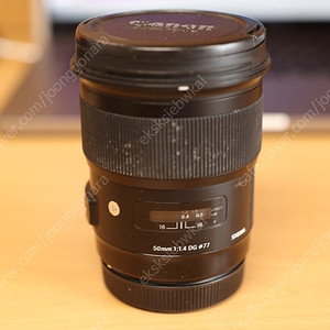 시그마 아트 50mm 캐논 마운트 판매합니다.