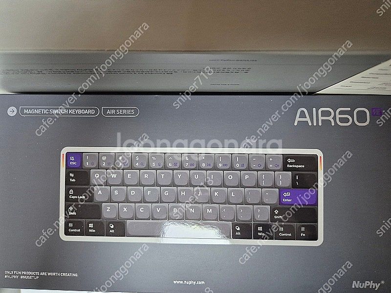 누피 NUPHY AIR60 래피드트리거 게이밍 텐키리스...--1