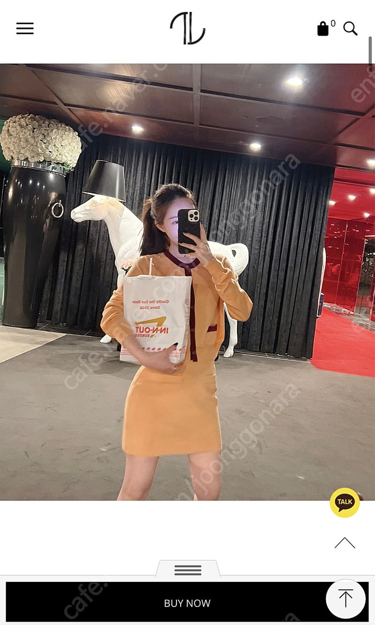 [가격내림] 더로랑 제작 울 니트 세트 환타&와인 Free 미개봉 새상품--1