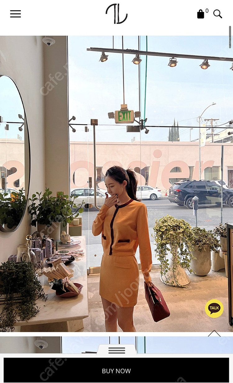 [가격내림] 더로랑 제작 울 니트 세트 환타&와인 Free 미개봉 새상품--2