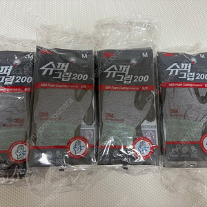 3M 슈퍼그립 200 장갑 M사이즈 40개 팝니다(택포5.5만)