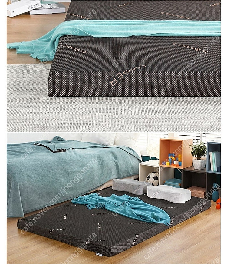 그랜레스트 퀸사이즈 토퍼 10cm 블랙--5
