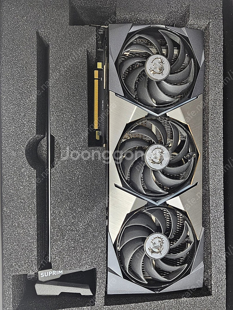 msi rtx 3080ti 슈프림 팝니다. (AS기간 ...--2