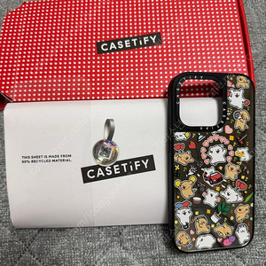 [아이폰14프로] 케이스티파이 미러케이스(리트리버앤말티즈)