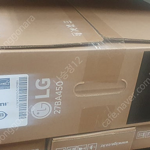 LG 모니터 27인치 27BA450 ips패널 미개봉 새제품